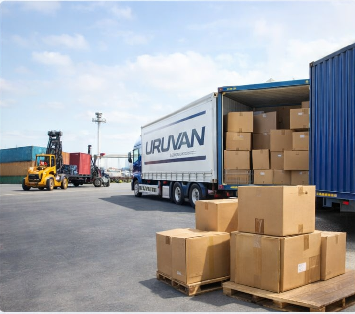 International moving container loading boxes logistics